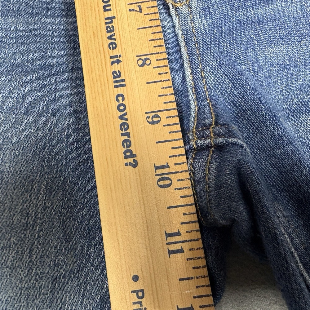 VERVET Size 28 Medium Wash Wolf N Crane Mid-Rise Raw Hem Cropped Skinny Jeans - Picture 7 of 9